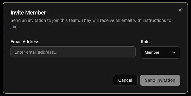 Invite your team members
