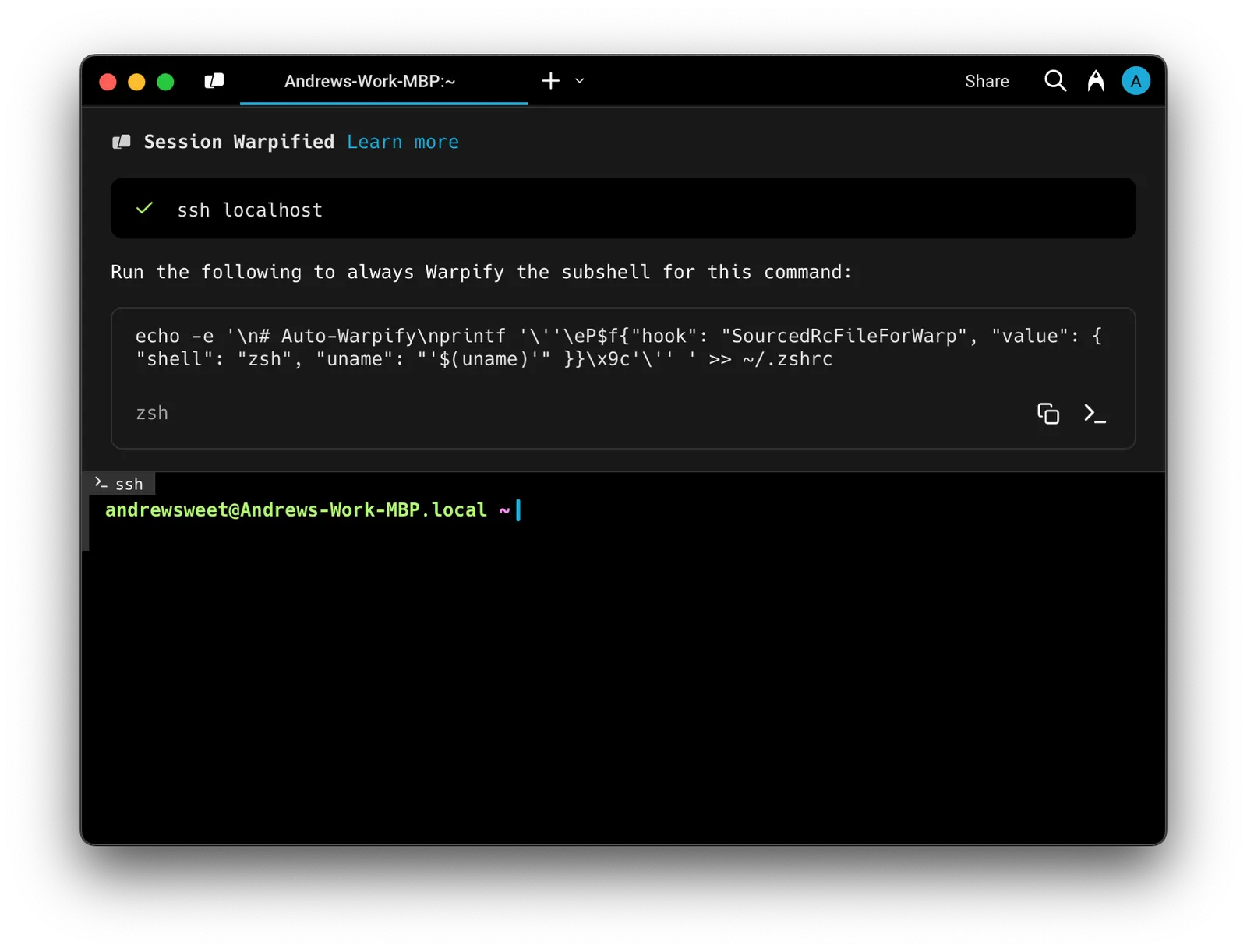 Setting up Auto-Warpify